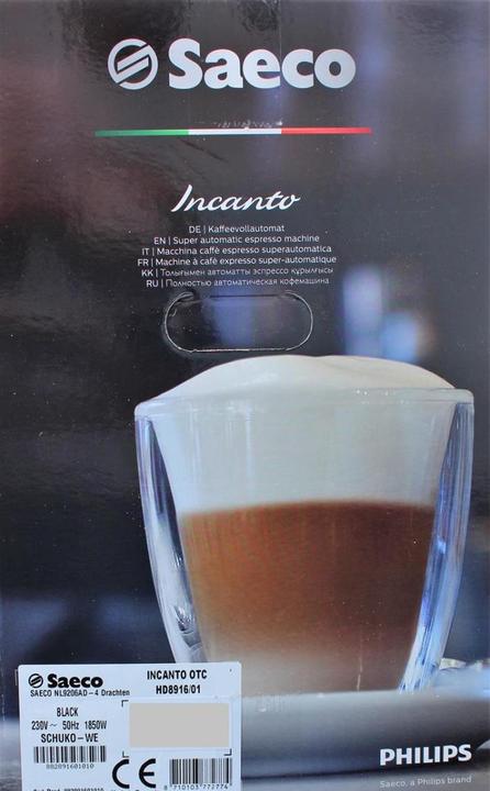 Produktbild Saeco Incanto HD8916/01