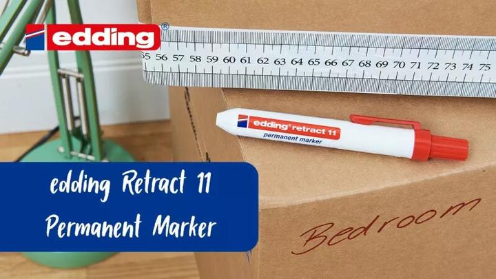 Produktbild Edding Permanent Marker 11 schwarz (Schwarz, 3 mm, 1 x)