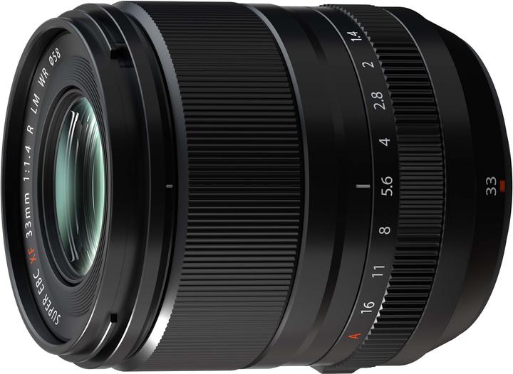 Actual product image Fujifilm FUJINON XF 33mm F1.4 R LM WR (Fujifilm X, APS-C / DX)