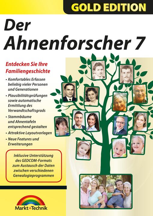 Produktbild Ahnenforscher 7 Gold Edition Download Code (1 User, 1 Geräte/User, unbegrenzt)