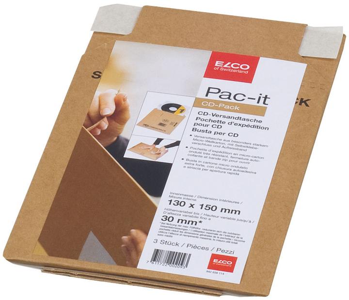 Immagine prodotto Elco Borsa di spedizione sicura CD/DVD (3 x)
