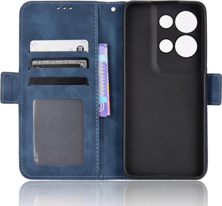Produktbild Cover-Discount OPPO Reno8 - Etui mit vielen Kartenfächer dunkelblau (Oppo Reno 8)