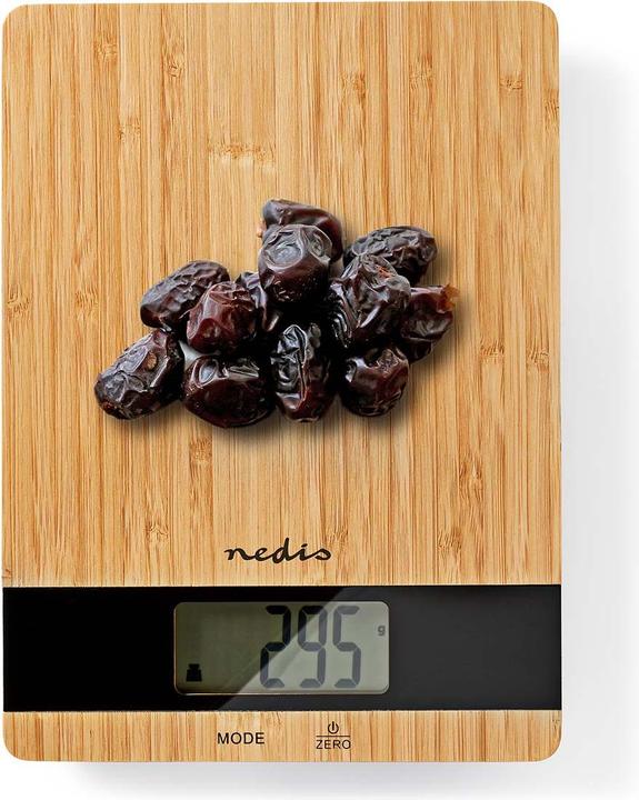 Immagine prodotto Nedis Bilancia da cucina digitale Legno/Plastica Legno Legno