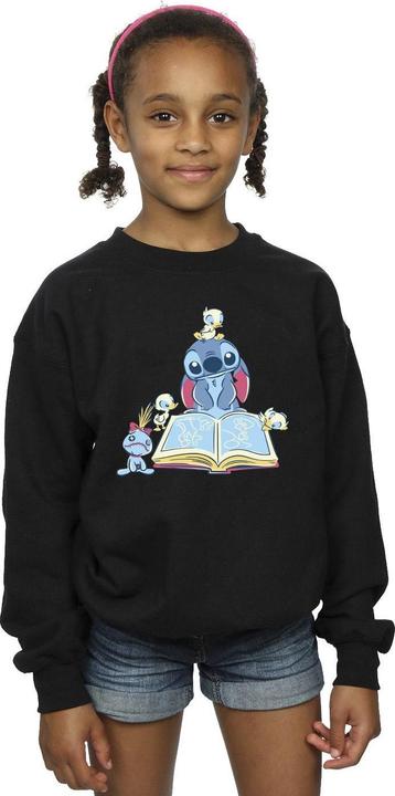 Produktbild Disney Lilo & Stitch Reading A Book Sweatshirt Mädchen (128)