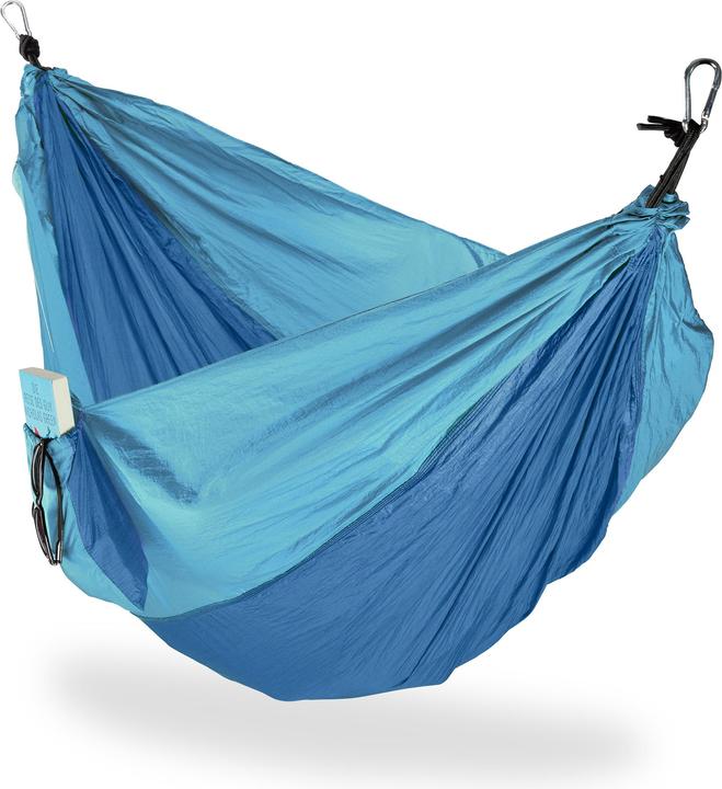 Image du produit Relaxdays Hamac de voyage ultra léger (200 kg)
