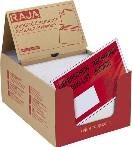Actual product image Raja Delivery note 32LR1000 130 mm PE, silicone paper (13 x 23 cm)