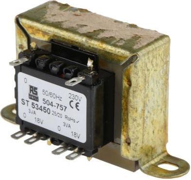 Image du produit Rs Pro Transformateur à montage sur châssis, Vin 230V c.a