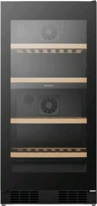 Image du produit Hisense RW3N230GELF cave à vin avec compresseur Installation gratuite Noir 108 barils