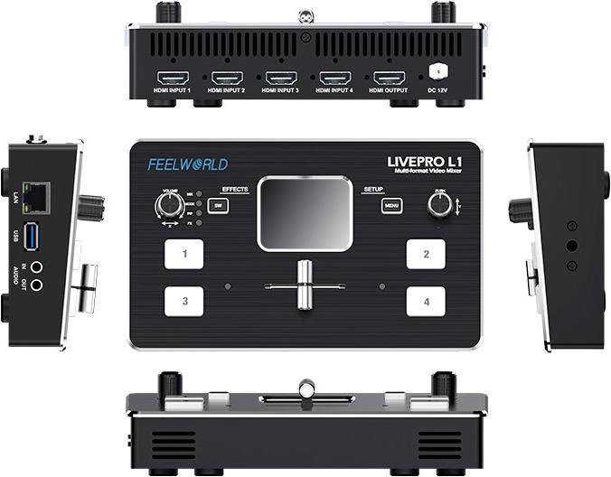 Produktbild Feelworld LivePro L1 live streaming Video Switcher with 4 HDMI inputs (Diverses Video Zubehör)