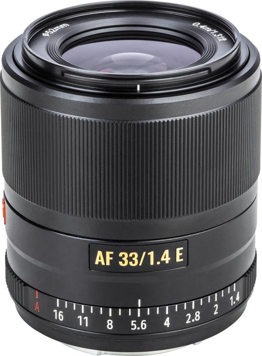 Viltrox FE-33MM STM APS-C, auto focus prime lens with large aperture, for Sony E mount, 33mm/f1.4 (Sony E, APS-C / DX)
