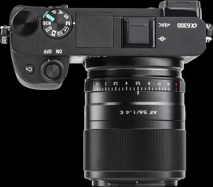 Actual product image Viltrox FE-56MM STM APS-C, auto focus prime lens with large aperture, for Sony E mount, 56mm/f1.4 (Sony E, APS-C / DX)