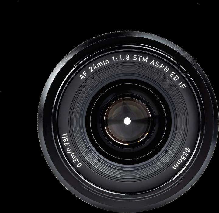 Actual product image Viltrox AF 24/1.8 E Full Frame. Manual focus cine lens for Sony E mount (Sony E, APS-C / DX)