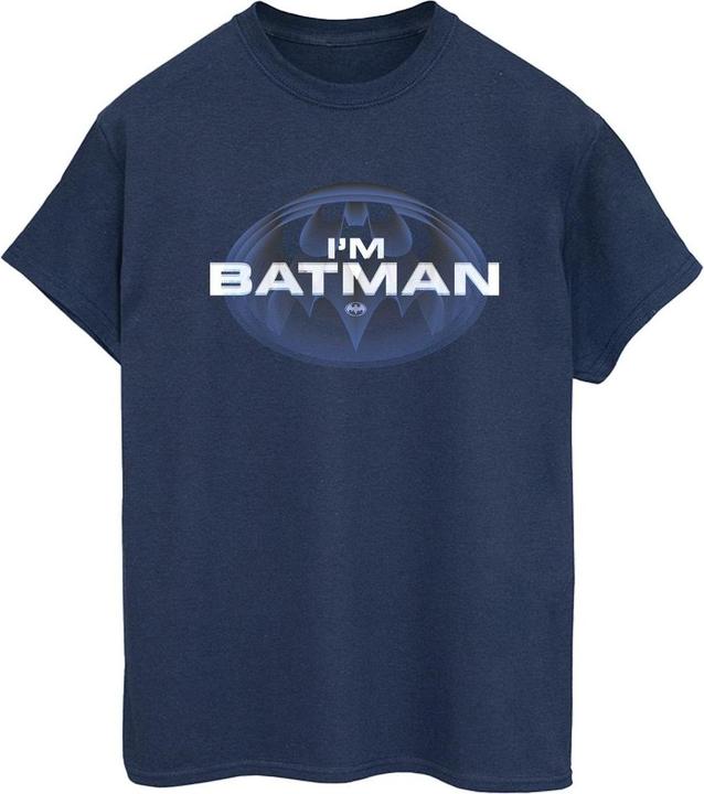 Actual product image Womens/Ladies The Flash I'm Batman Cotton Boyfriend T-Shirt (L)