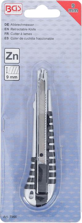 Actual product image BGS Retractable Knife Blade width 9 mm (Cutters)