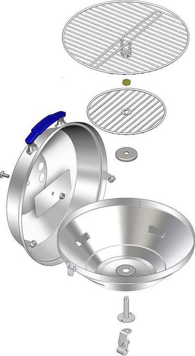 Actual product image Magma Marine Kettle charcoal board grill
