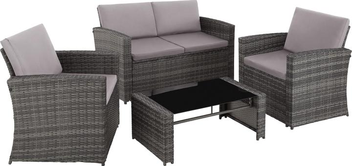Produktbild tectake Rattan Lounge Jesolo (89 cm)