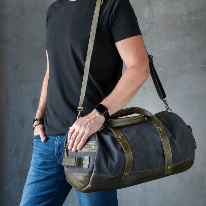 Immagine prodotto Only-Bags.Store Borsa weekender fatta a mano con la migliore pelle, borsa da viaggio di alta qualità e resistente