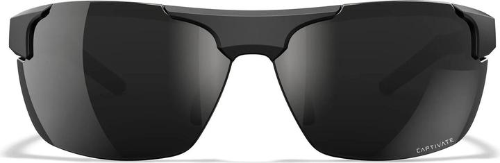 Produktbild Wiley X WX PRIME Lenses: CAPTIVATE™ Polarized black Mirror, Frame: matte black (Matte Black, CAPTIVATE™ Polarized black Mirror)