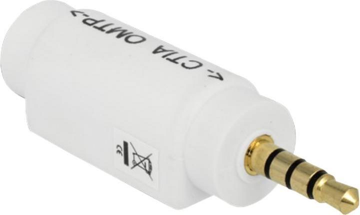 Produktbild Delock Adapter 3,5 mm 4 Pin Klinkenstecker > 3,5 mm 4 Pin Klinkenbuchse (Klinkenadapter)