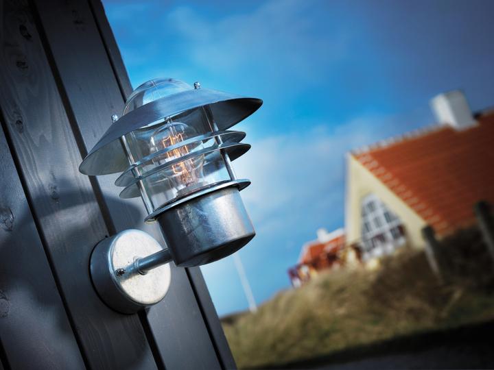 Produktbild Nordlux Blokhus, Wandleuchte, Verzinkt (60 lm, E27, IP54)