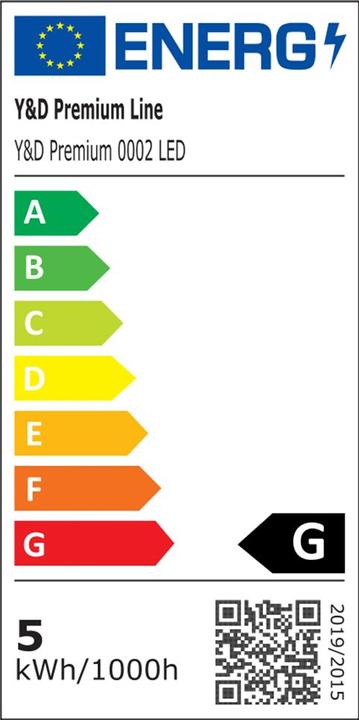 Energy Label Vicco Edda with stool and lighting (100 x 40 x 76 cm)