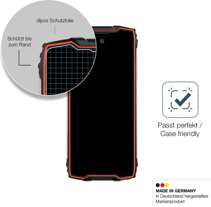 Actual product image Dipos Anti-Shock Screen Protector Matte (1 Piece, Blackview BV9300)