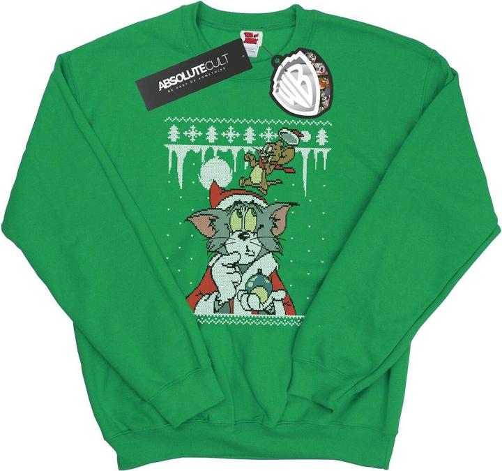 Produktbild Tom & Jerry Christmas Fair Isle Sweatshirt (S)