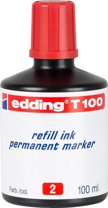Edding Inchiostro marker permanente (Rosso, 10 x)