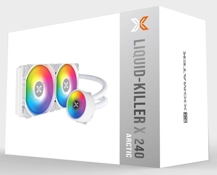 Image du produit Xigmatek Kit Watercooling Liquid Killer X RGB - 240mm (Blanc)