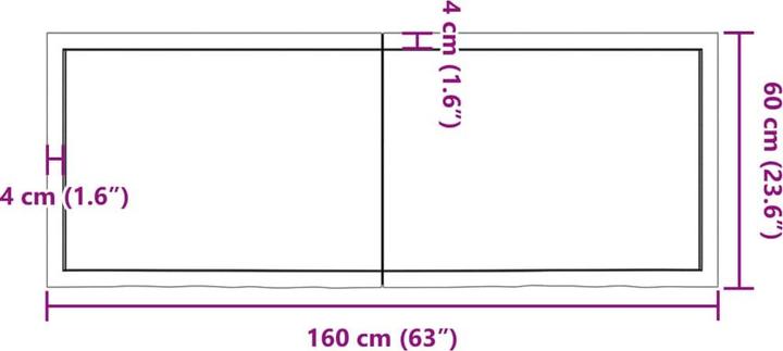Produktbild VidaXL Emerald (160 x 6 x 60 cm)