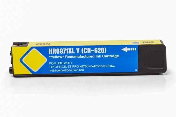 Actual product image Hermex Compatible Cartridge HP CN628AE 971XL yellow (Y)