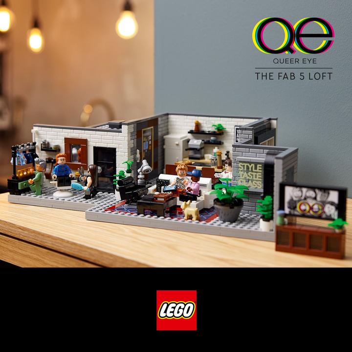 Produktbild LEGO Queer Eye - The Fab 5 Loftas (10291) (10291, LEGO Creator Expert, LEGO Seltene Sets)