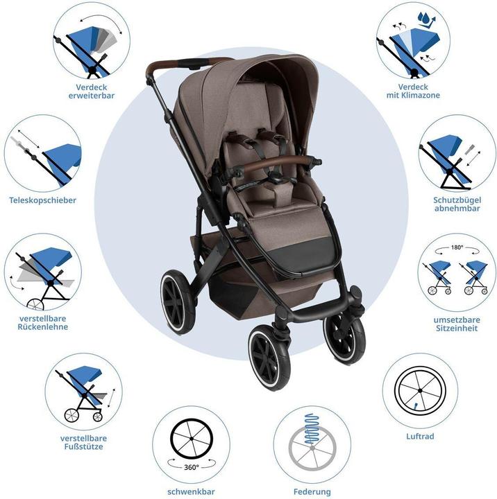 Image du produit ABC Design Kinderwagen 3 in 1 3in1 Kombi-Kinderwagen-Set Salsa 5 Air All