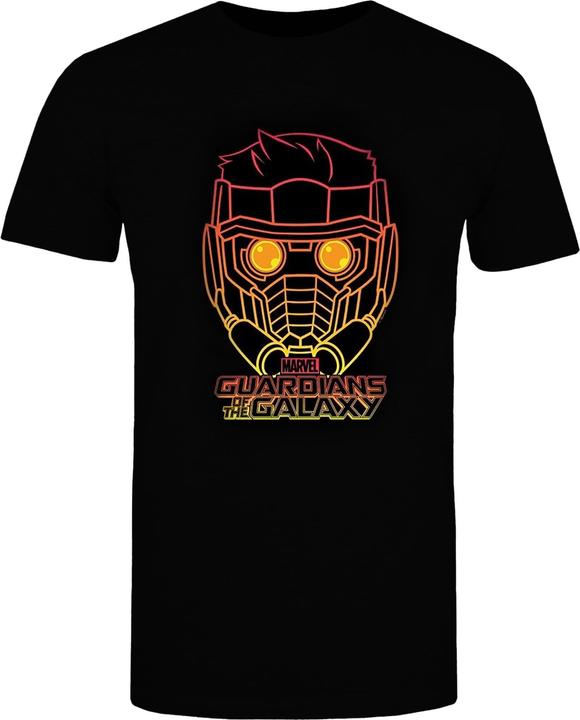 Actual product image Guardians of the Galaxy Mens Star-Lord Outline T-Shirt (XL)