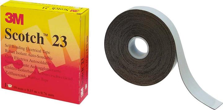 Actual product image 3M 23 Scotch self-seal. Ethylene-propylene rubber tape 38x9.15x0.75 (38 mm)