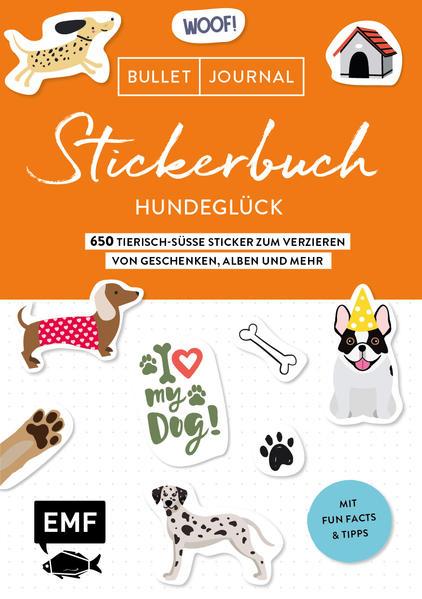 Produktbild Bullet Journal Stickerbuch – Hundeglück