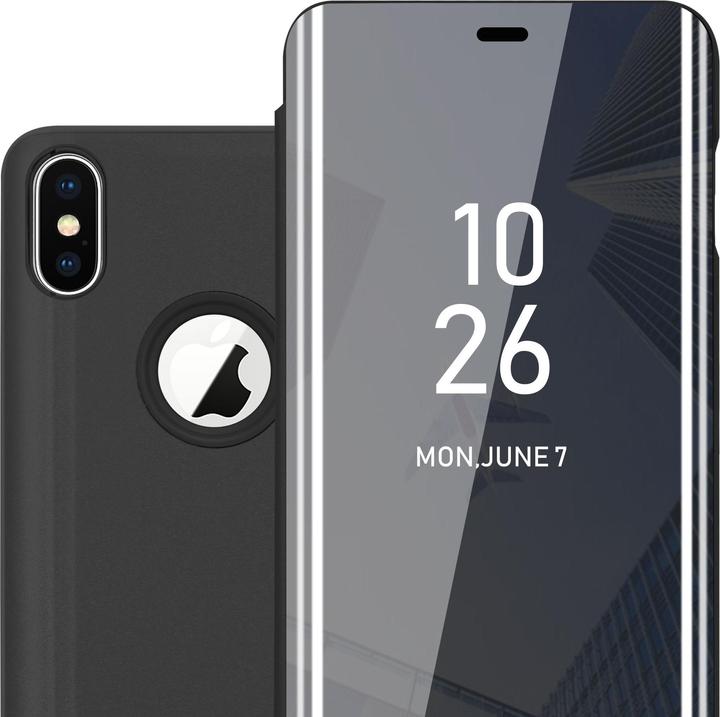 Actual product image Cadorabo Book Smart View Mirror Cover (Apple iPhone XS Max)