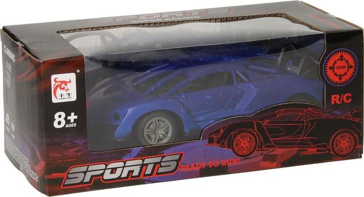 Actual product image RC racing car, blue/black, controllable car