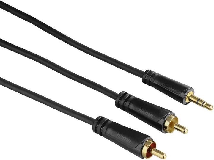 Actual product image Hama Jack RCA cable (10 m, 3.5mm jack (AUX), Cinch)