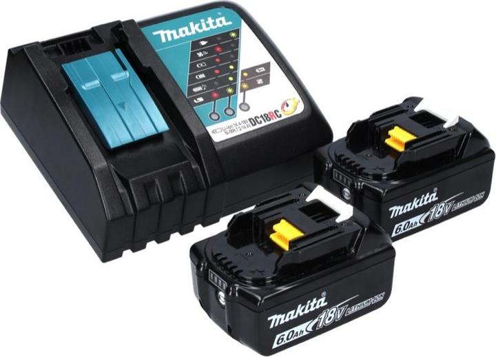 Immagine prodotto Makita DJS 161 RGJ Cesoia per metallo a batteria 18V in valigetta Makpac + 2x Batterie 6,0 Ah + Cari