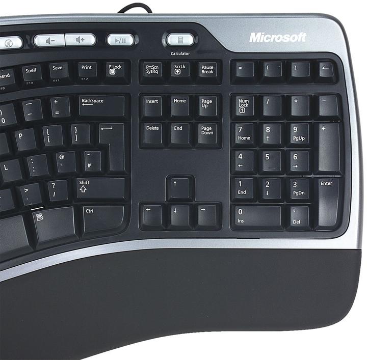 Actual product image Microsoft Natural Ergonomic Keyboard 4000 (CH, Cable)