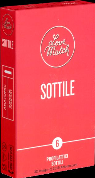 Produktbild Love Match Sottile (6 Stk.)