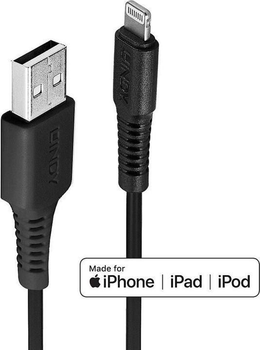Actual product image Lindy Lightning – USB A (0.50 m, USB 2.0)