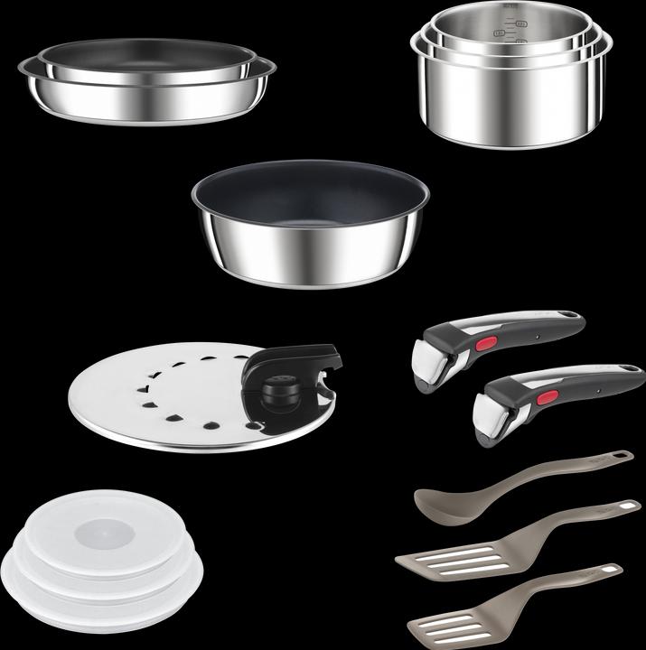 Produktbild Tefal Ingenio Preference On (28 cm, Pfannenset + Topfset, Edelstahl)