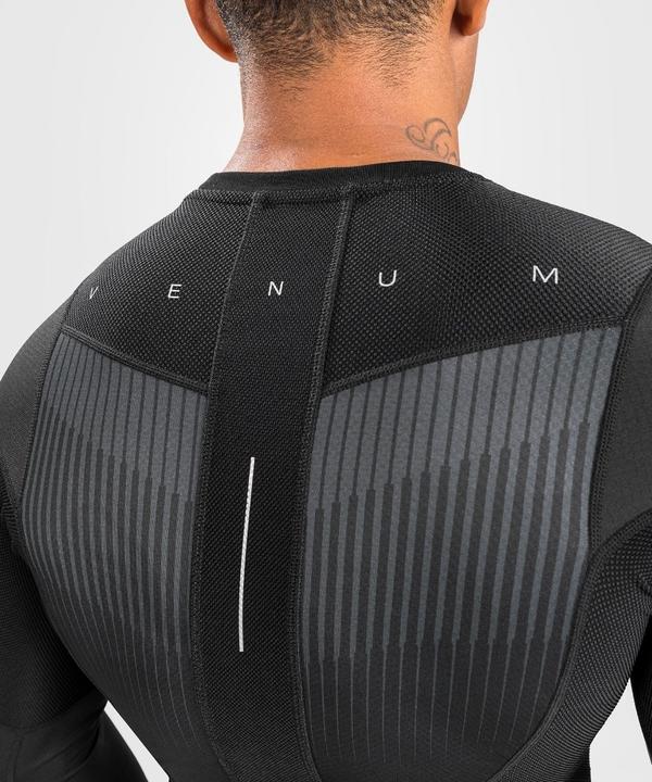 Actual product image Venum Biomecha Rashguard Long Sleeves - Black/Grey - XL (XL)