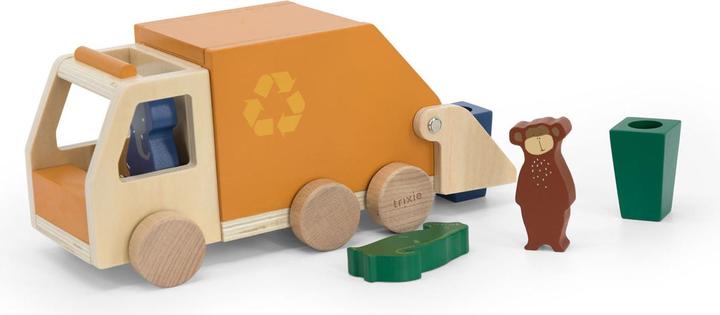 Actual product image Trixie Baby Baby rubbish truck made of wood