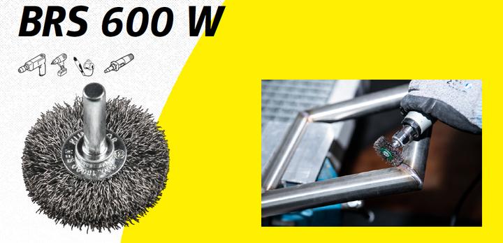 Actual product image MGA 30 -mm disc brush BRS600W corrugated wire