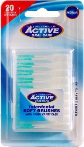 Beauty Formulas Active Oral Care - Interdental Soft Brushes Silicone Interdental Cleaning Soft 20Pcs. (20 x)