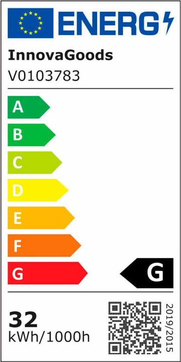 Energie-Label InnovaGoods Lavalampe mit Lautsprecher Maglamp (10 lm, E14)