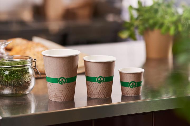 Produktbild Biopak Kaffeebecher Melli Karton 2.4 dl - Plastikfreie Beschichtung (40 x)